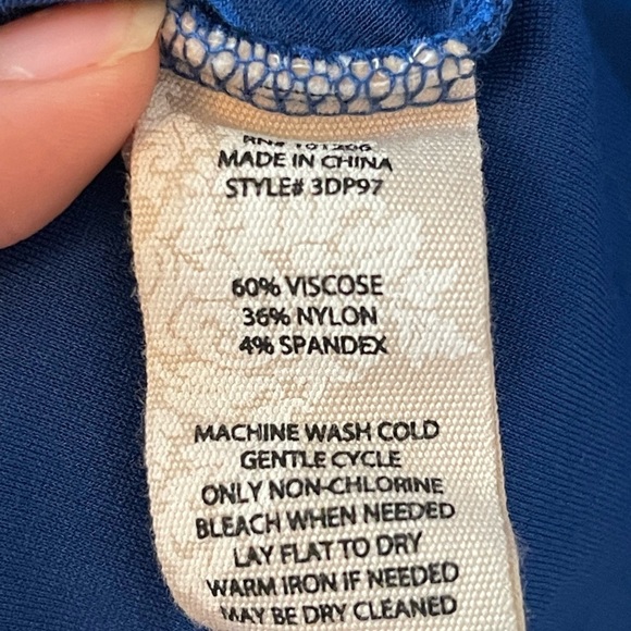 Soft Surroundings Lagia Maxi Dress in Royal Blue Size SP - Picture 6 of 7